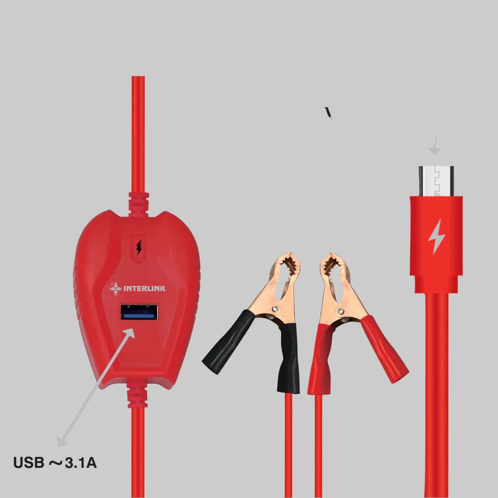 Interlink ULTRA PRO CHEMTA N97 Price In Pakistan | 3.1A Fast Charger | 12V Battery Compatible - image 1