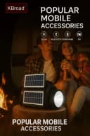 KTS 2202 Portable Bluetooth Speaker with Dual Solar Panels, Torch Light – Wireless, Rechargeable, Extra Bass, FM Radio, USB/SD Support – Outdoor Mini Speaker for Travel, Camping & Home Use - thumbnail 5