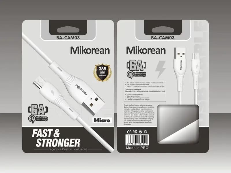 Mikorean Fast Charging & Data Cable – Ultra-Speed Power Delivery - image 1