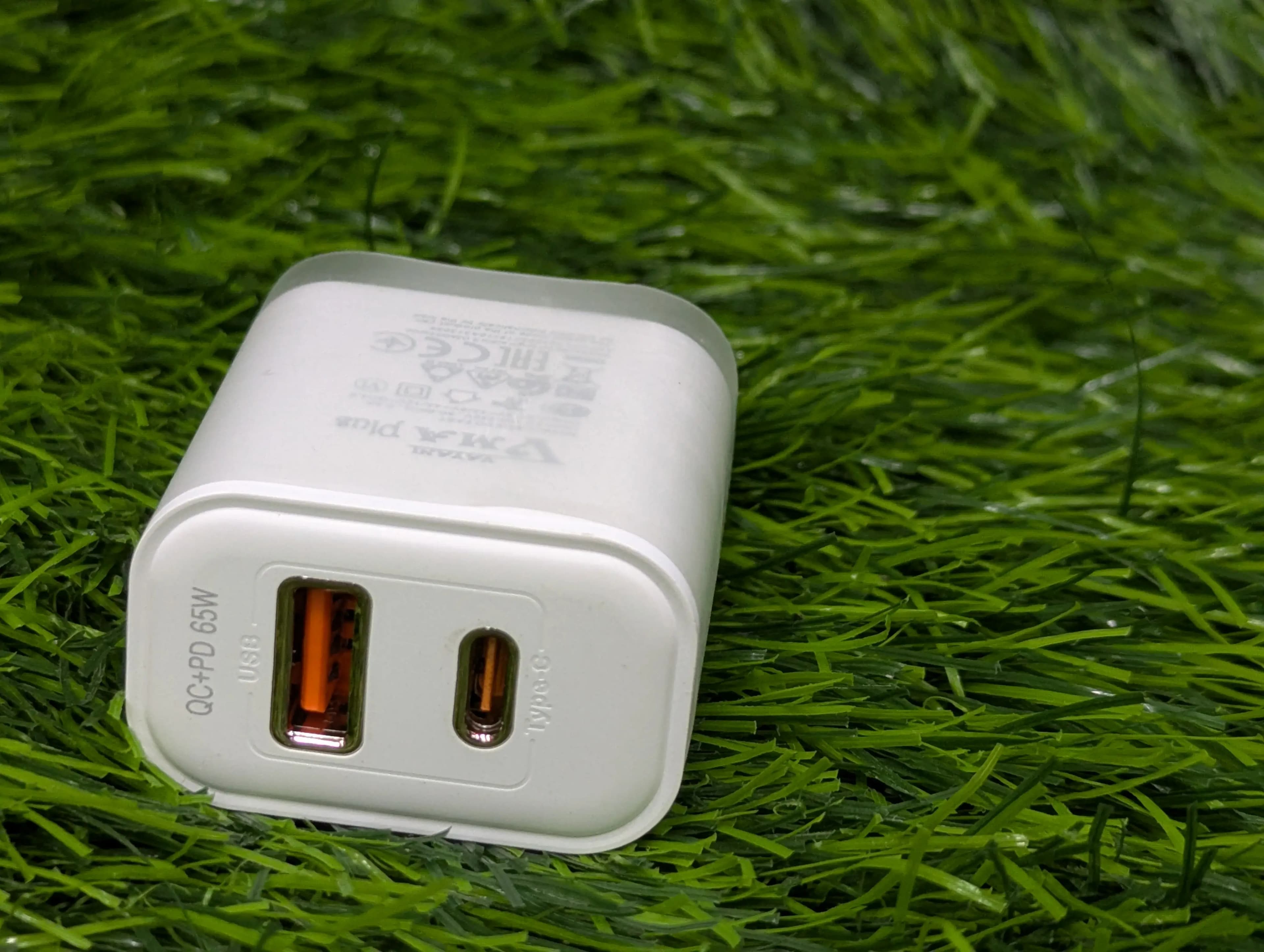 VMA Plus 65W PD Charger Price In Pakistan | USB-C + QC USB Fast Charging Adapter | Dual Port Power Delivery Charger , 65W High Speed Output , Mobile & Laptop Compatible , Safe Smart Charging System – alternate view