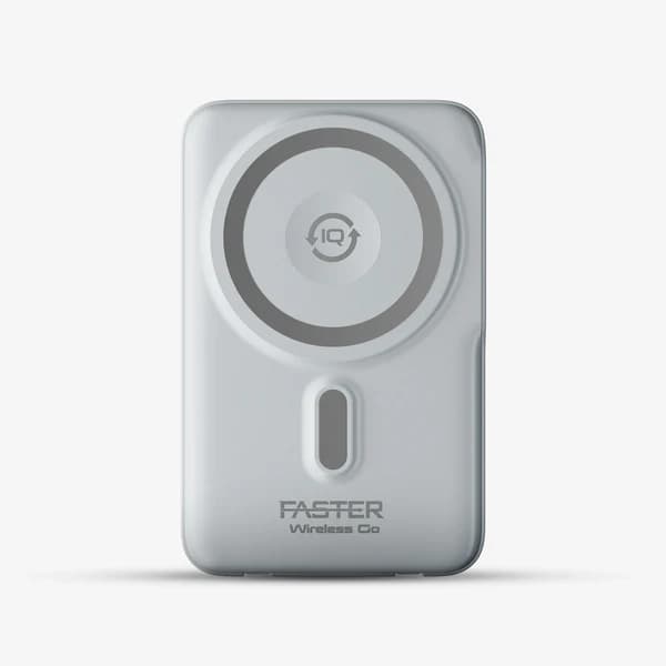 FASTER WP 10K power bank price in Pakistan 2026. 10000mAh portable power bank with PD 20W fast charging, built-in cables & wireless charging - image 1