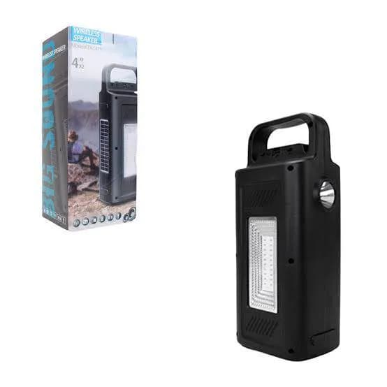 KTX-1479 Wireless Solar Charging Speaker With Double Speakers And Lights - image 1
