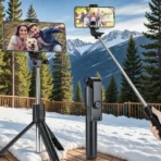 Original 4 IN 1 Wireless Selfie Stick Tripod - Image 2
