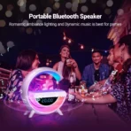 G-shape Multifunctional Lamp & Bluetooth Speaker With Wireless Charging - Image 6