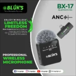 Bluks wireless mic bx17 with anc - shuhaz.com