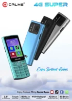 Calme 4G Super - 2.8 Inch Touch Screen - PTA Approved - 3800mAH Battery - 1 Year Brand Warranty - Image 2