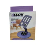 Metal Mobile Holder Mobile Stand Tablet Holder Stand Base 360 Rotatable Adjustable Foldable Cell Phone Holder Desktop - Image 2