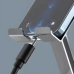 Metal Mobile Holder Mobile Stand Tablet Holder Stand Base 360 Rotatable Adjustable Foldable Cell Phone Holder Desktop - Image 6