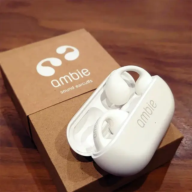【美品】ambie sound earcuffs Amazon.com: ambie Sound Earcuffs - Open Ear Earbuds Wired