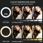 36 CM Professional LED Ring Light With 7 FT Tripod Stand - Image 5