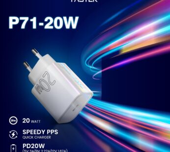 Faster 20W Fast Charging adapter