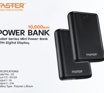 FASTER Mini Power Bank 10000 mAh