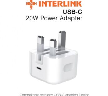 Power Adaptor USB-C 20 Watt (Interlink USB-C)