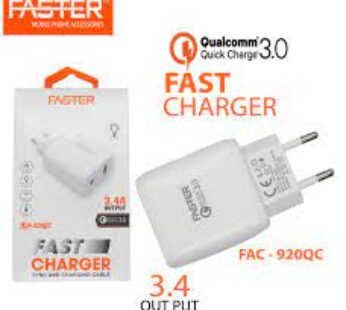 Faster Quick Charger (FAC-920QC 3.4 Amp)