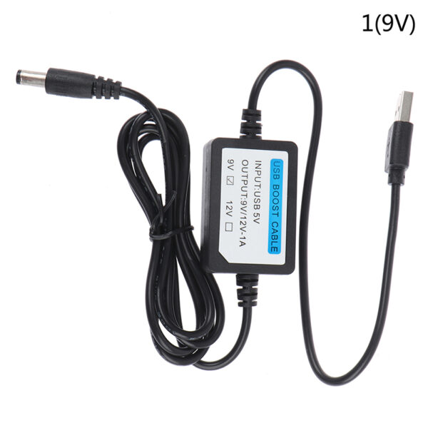 usb 5v to 12v-1a dc power cable for routers usb boost cable