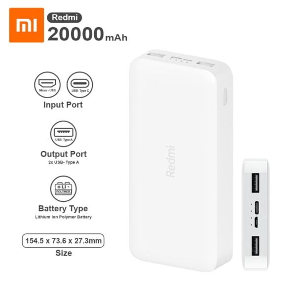 redmi power bank 20000mah