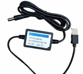 Usb 5v to 12v-1a Dc Power Cable for routers usb boost cable