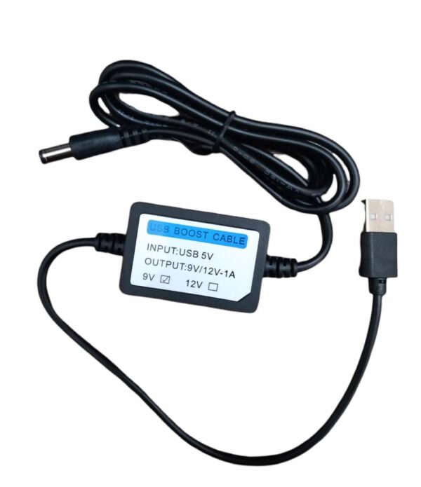 usb 5v to 12v-1a dc power cable for routers usb boost cable
