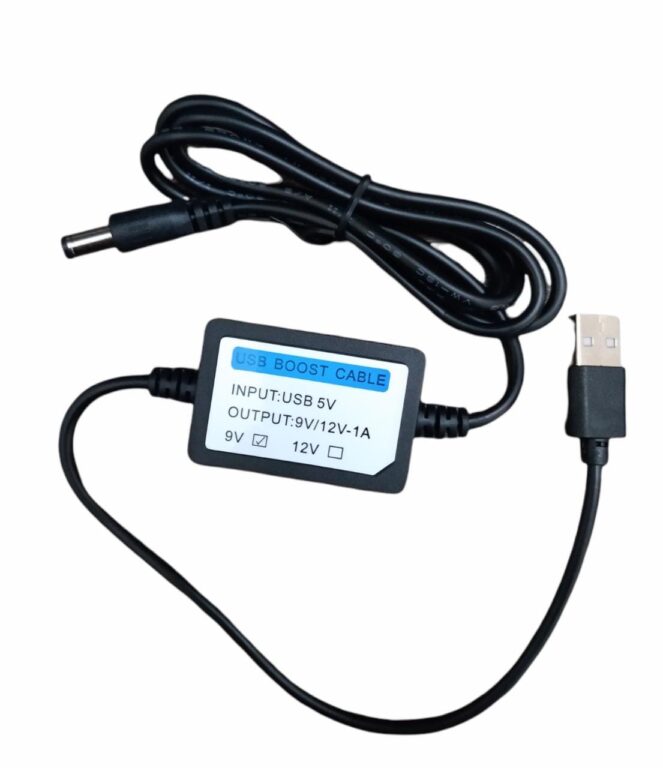 USB Boost Cable 5V to 12V Power USB Power Adapter Cable USB to DC