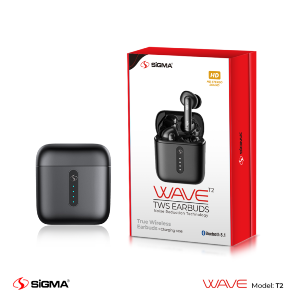 Sigma WAVE T2 TWS Wireless Earphone Bluetooth 5.1