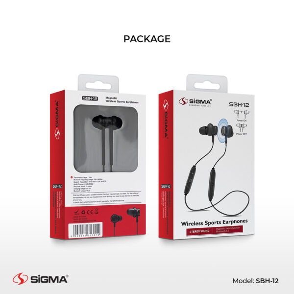 Sigma SBH-12 Wireless Sports Earphones