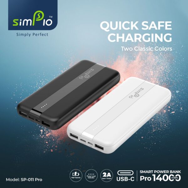 Simplo SP-011 Pro Smart Power Bank 14000mWh