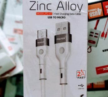 Faster Zinc alloy fast charging Data cable