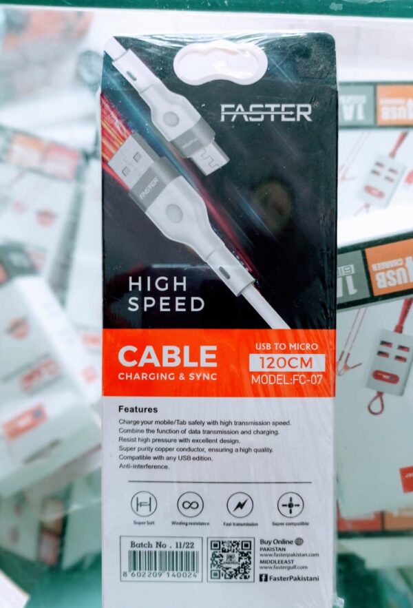 Faster Zinc alloy Data cable