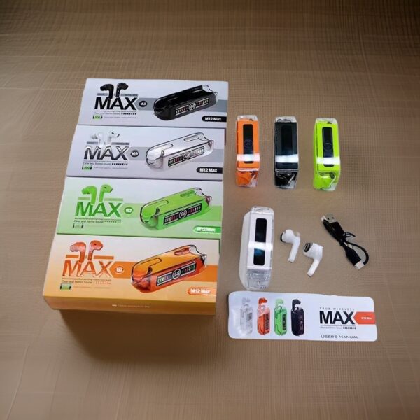 M12 Max Transparent Earbuds