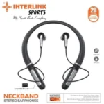 Interlink Neckband Sports Stereo Earphone