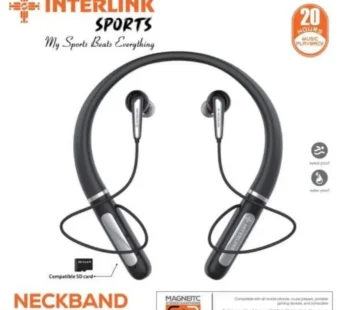 Interlink Neckband Sports Stereo Earphone Price in Pakistan