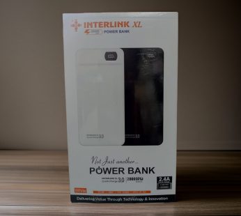 Interlink Powerbank 20000mAh – XL Quick Charge 3.0 PD