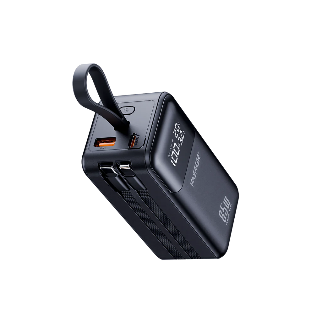 FASTER PD 65W POWER BOLT 20000mAh - shuhaz