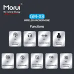 Morui GM-x8 Wireless Mic Price in Pakistan - Image 5