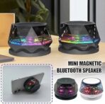 Portable Mini Magnetic Bluetooth Speaker with RGB Lights - Image 5